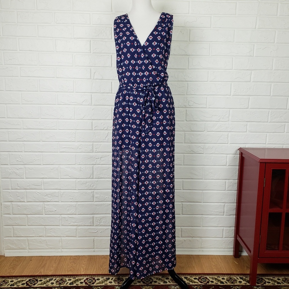  Blue, Red, White Jumpsuit Takara Sz L